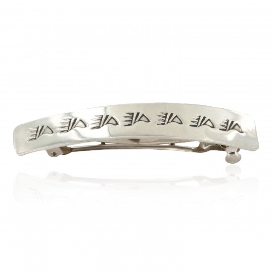 Handmade Bear Paw Certified Authentic Navajo Nickel Native American Hair Barrette 10344-4 All Products NB160129004614 10344-4 (by LomaSiiva) Handmade Bear Paw Certified Authentic Navajo Nickel Native American Hair Barrette 10344-4 All Products NB160129004614 10344-4 (by LomaSiiva)