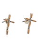 Handmade Certified Authentic Cross Zuni .925 Sterling Silver Natural Spiny Oyster Native American Stud Earrings 27220 All Products NB160205212958 27220 (by LomaSiiva) Handmade Certified Authentic Cross Zuni .925 Sterling Silver Natural Spiny Oyster Native American Stud Earrings 27220 All Products NB160205212958 27220 (by LomaSiiva)
