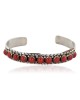Handmade Certified Authentic Leroy james Navajo .925 Sterling Silver Natural Coral Native American Bracelet 12498 All Products NB151106023035 12498 (by LomaSiiva) Handmade Certified Authentic Leroy james Navajo .925 Sterling Silver Natural Coral Native American Bracelet 12498 All Products NB151106023035 12498 (by LomaSiiva)