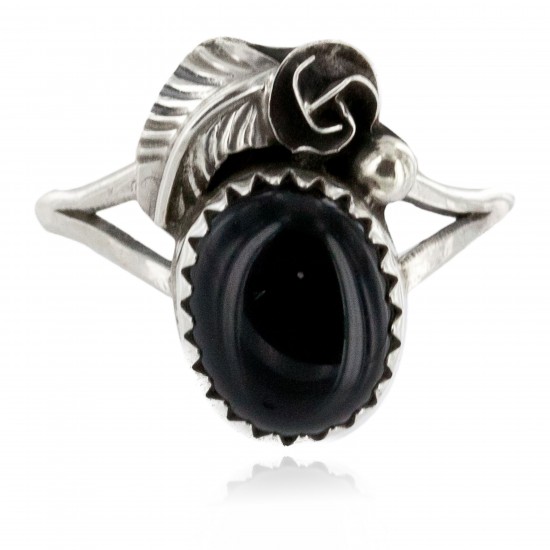 Handmade Certified Authentic Navajo .925 Sterling Silver Black Onyx Native American Ring Size 8 26203-4 All Products NB151223232614-4 26203-4 (by LomaSiiva) Handmade Certified Authentic Navajo .925 Sterling Silver Black Onyx Native American Ring Size 8 26203-4 All Products NB151223232614-4 26203-4 (by LomaSiiva)