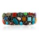 Handmade Certified Authentic Navajo .925 Sterling Silver Multicolor Turquoise, Coral, Lapis Native American Cuff Bracelet 12483 All Products 371175147698 12483 (by LomaSiiva) Handmade Certified Authentic Navajo .925 Sterling Silver Multicolor Turquoise, Coral, Lapis Native American Cuff Bracelet 12483 All Products 371175147698 12483 (by LomaSiiva)