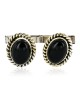 Handmade Certified Authentic Navajo .925 Sterling Silver Natural Black Onyx Native American Cuff Links 19109-4 Cufflinks 19109-4 19109-4 (by LomaSiiva) Handmade Certified Authentic Navajo .925 Sterling Silver Natural Black Onyx Native American Cuff Links 19109-4 Cufflinks 19109-4 19109-4 (by LomaSiiva)