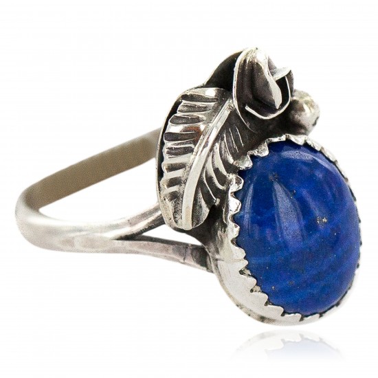 Handmade Certified Authentic Navajo .925 Sterling Silver Natural Lapis Lazuli Native American Ring 26212-1 All Products NB160603180103 26212-1 (by LomaSiiva) Handmade Certified Authentic Navajo .925 Sterling Silver Natural Lapis Lazuli Native American Ring 26212-1 All Products NB160603180103 26212-1 (by LomaSiiva)