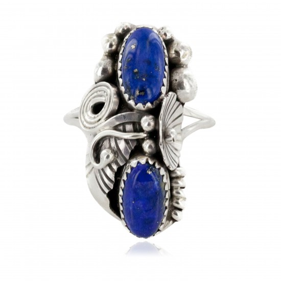 Handmade Certified Authentic Navajo .925 Sterling Silver Natural Lapis Lazuli Native American Ring Size 7 26206-3 All Products NB151223223741-3 26206-3 (by LomaSiiva) Handmade Certified Authentic Navajo .925 Sterling Silver Natural Lapis Lazuli Native American Ring Size 7 26206-3 All Products NB151223223741-3 26206-3 (by LomaSiiva)