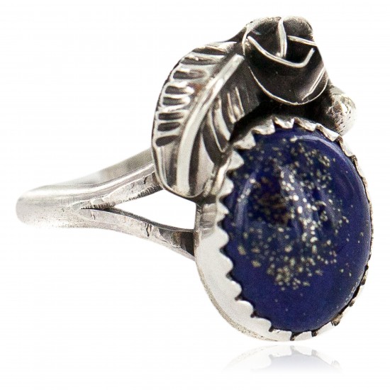 Handmade Certified Authentic Navajo .925 Sterling Silver Natural Lapis Native American Ring 26212-2 All Products NB160603172329 26212-2 (by LomaSiiva) Handmade Certified Authentic Navajo .925 Sterling Silver Natural Lapis Native American Ring 26212-2 All Products NB160603172329 26212-2 (by LomaSiiva)