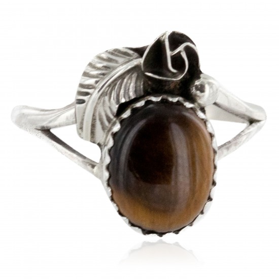 Handmade Certified Authentic Navajo .925 Sterling Silver Natural Tigers Eye Native American Ring Size 8 26203-13 All Products NB151223231557-13 26203-13 (by LomaSiiva) Handmade Certified Authentic Navajo .925 Sterling Silver Natural Tigers Eye Native American Ring Size 8 26203-13 All Products NB151223231557-13 26203-13 (by LomaSiiva)
