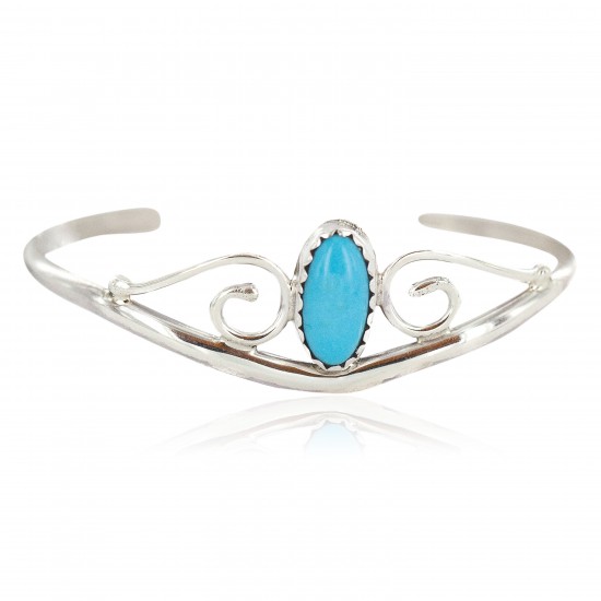 Handmade Certified Authentic Navajo .925 Sterling Silver Natural Turquoise Native American Baby Bracelet 13186-1 All Products NB160602222352 13186-1 (by LomaSiiva) Handmade Certified Authentic Navajo .925 Sterling Silver Natural Turquoise Native American Baby Bracelet 13186-1 All Products NB160602222352 13186-1 (by LomaSiiva)