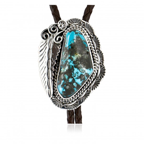 Handmade Certified Authentic Navajo .925 Sterling Silver Natural Turquoise Native American Bolo Tie 1206-2 All Products 1206-2 1206-2 (by LomaSiiva) Handmade Certified Authentic Navajo .925 Sterling Silver Natural Turquoise Native American Bolo Tie 1206-2 All Products 1206-2 1206-2 (by LomaSiiva)