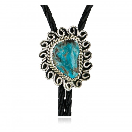 Handmade Certified Authentic Navajo .925 Sterling Silver Natural Turquoise Native American Bolo Tie 24406-3 All Products 24406-3 24406-3 (by LomaSiiva) Handmade Certified Authentic Navajo .925 Sterling Silver Natural Turquoise Native American Bolo Tie 24406-3 All Products 24406-3 24406-3 (by LomaSiiva)