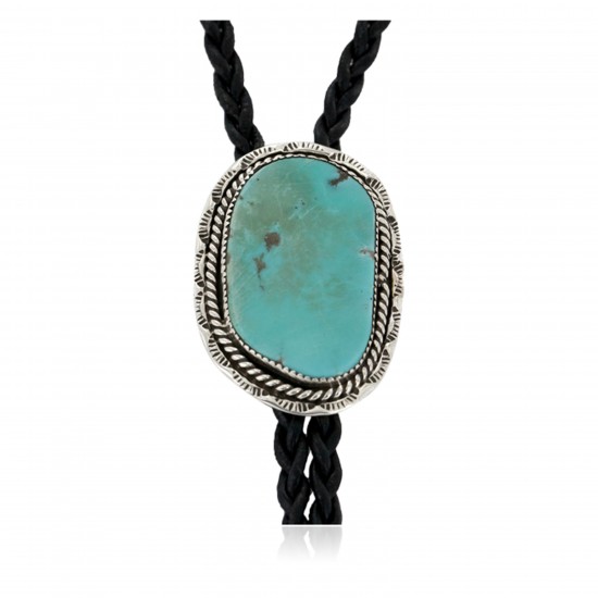 Handmade Certified Authentic Navajo .925 Sterling Silver Natural Turquoise Native American Bolo Tie 24481 All Products NB160130214306 24481 (by LomaSiiva) Handmade Certified Authentic Navajo .925 Sterling Silver Natural Turquoise Native American Bolo Tie 24481 All Products NB160130214306 24481 (by LomaSiiva)