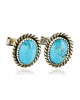 Handmade Certified Authentic Navajo .925 Sterling Silver Natural Turquoise Native American Cuff Links 19109-1 Cufflinks 391265154818 19109-1 (by LomaSiiva) Handmade Certified Authentic Navajo .925 Sterling Silver Natural Turquoise Native American Cuff Links 19109-1 Cufflinks 391265154818 19109-1 (by LomaSiiva)