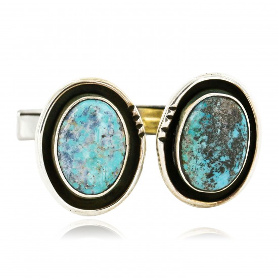Handmade Certified Authentic Navajo .925 Sterling Silver Natural Turquoise Native American Cuff Links 19110-2 Cufflinks 19110-2 19110-2 (by LomaSiiva) Handmade Certified Authentic Navajo .925 Sterling Silver Natural Turquoise Native American Cuff Links 19110-2 Cufflinks 19110-2 19110-2 (by LomaSiiva)