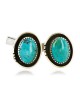 Handmade Certified Authentic Navajo .925 Sterling Silver Natural Turquoise Native American Cuff Links 19110-3 Cufflinks 19110-3 19110-3 (by LomaSiiva) Handmade Certified Authentic Navajo .925 Sterling Silver Natural Turquoise Native American Cuff Links 19110-3 Cufflinks 19110-3 19110-3 (by LomaSiiva)