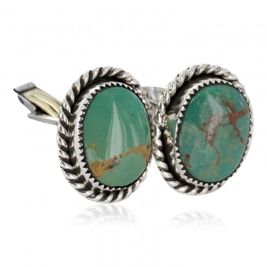 Handmade Certified Authentic Navajo .925 Sterling Silver Natural Turquoise Native American Cuff Links 19123 Cufflinks NB160130205239 19123 (by LomaSiiva) Handmade Certified Authentic Navajo .925 Sterling Silver Natural Turquoise Native American Cuff Links 19123 Cufflinks NB160130205239 19123 (by LomaSiiva)