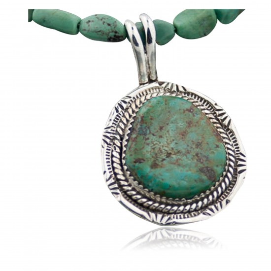 Handmade Certified Authentic Navajo .925 Sterling Silver Natural Turquoise Native American Necklace & Pendant 390643684539 All Products 14863-5-15851 390643684539 (by LomaSiiva) Handmade Certified Authentic Navajo .925 Sterling Silver Natural Turquoise Native American Necklace & Pendant 390643684539 All Products 14863-5-15851 390643684539 (by LomaSiiva)