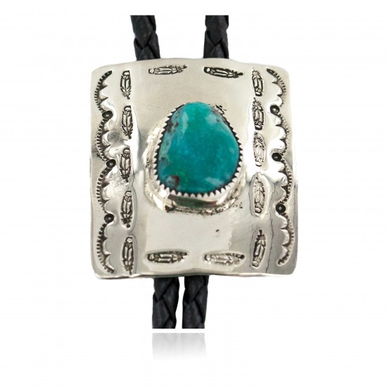 Handmade Certified Authentic Navajo Leather Nickel Natural Turquoise Native American Bolo Tie 24488-2 All Products NB160330202406 24488-2 (by LomaSiiva) Handmade Certified Authentic Navajo Leather Nickel Natural Turquoise Native American Bolo Tie 24488-2 All Products NB160330202406 24488-2 (by LomaSiiva)