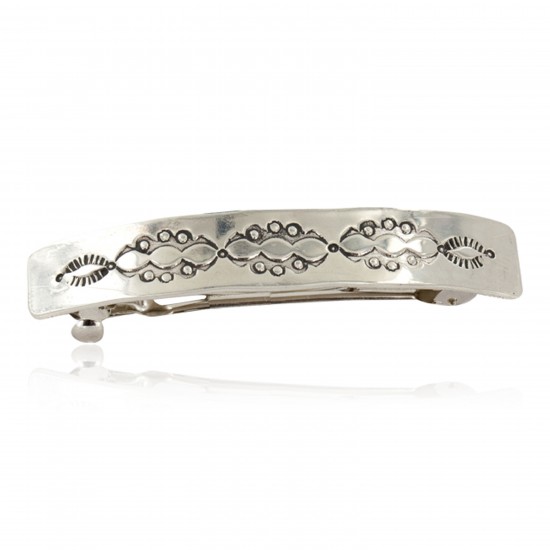 Handmade Certified Authentic Navajo Nickel Native American Hair Barrette 10343-5 All Products NB160128235729 10343-5 (by LomaSiiva) Handmade Certified Authentic Navajo Nickel Native American Hair Barrette 10343-5 All Products NB160128235729 10343-5 (by LomaSiiva)
