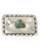 Handmade Certified Authentic Navajo Nickel Natural Turquoise Native American Buckle 1207-2 All Products NB151215043008 1207-2 (by LomaSiiva) Handmade Certified Authentic Navajo Nickel Natural Turquoise Native American Buckle 1207-2 All Products NB151215043008 1207-2 (by LomaSiiva)