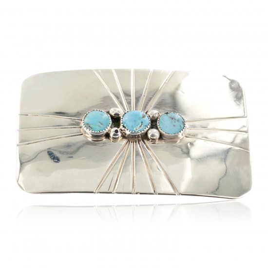 Handmade Certified Authentic Navajo Nickel Natural Turquoise Native American Buckle 1210 All Products NB160114212150 1210 (by LomaSiiva) Handmade Certified Authentic Navajo Nickel Natural Turquoise Native American Buckle 1210 All Products NB160114212150 1210 (by LomaSiiva)