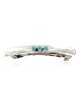 Handmade Certified Authentic Navajo Silver Natural Turquoise Native American Hair Barrette 10346-11 All Products NB160229233325 10346-11 (by LomaSiiva) Handmade Certified Authentic Navajo Silver Natural Turquoise Native American Hair Barrette 10346-11 All Products NB160229233325 10346-11 (by LomaSiiva)