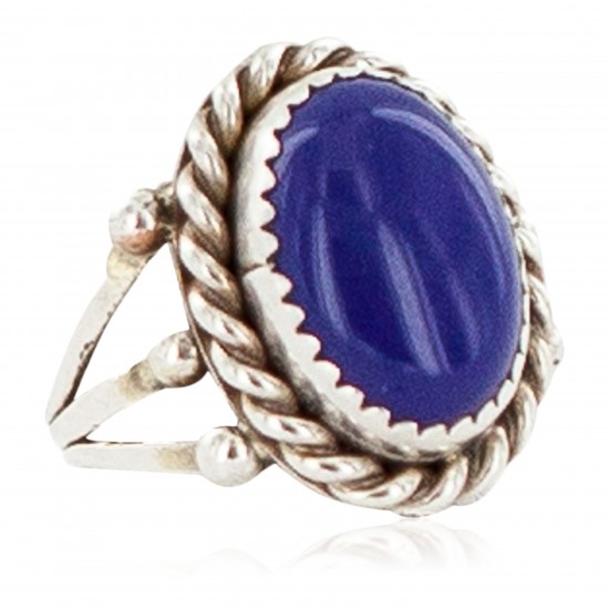 Handmade Navajo Certified Authentic .925 Sterling Silver Natural Lapis Native American Ring Size 6 13106-5 All Products NB160304230240 13106-5 (by LomaSiiva) Handmade Navajo Certified Authentic .925 Sterling Silver Natural Lapis Native American Ring Size 6 13106-5 All Products NB160304230240 13106-5 (by LomaSiiva)