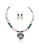 Heart .925 Sterling Silver Hooks Certified Authentic Navajo Natural Turquoise Pink Quartz and Hematite Native American Set 18234-3-18237-2 Clearance NB160406233944 18234-3-18237-2 (by LomaSiiva) Heart .925 Sterling Silver Hooks Certified Authentic Navajo Natural Turquoise Pink Quartz and Hematite Native American Set 18234-3-18237-2 Clearance NB160406233944 18234-3-18237-2 (by LomaSiiva)