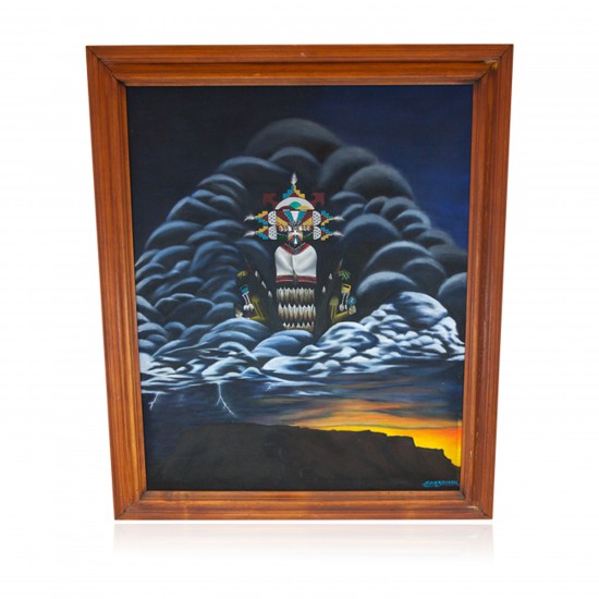 Hopi Dancing Prayer Edge Water Clan Painted by Certified Authentic Acrylic Native American Painting 10804 Painting NB160311004457 10804 (by LomaSiiva) Hopi Dancing Prayer Edge Water Clan Painted by Certified Authentic Acrylic Native American Painting 10804 Painting NB160311004457 10804 (by LomaSiiva)