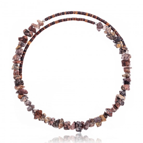 Jasper Certified Authentic Navajo Native American Adjustable Choker Wrap Necklace 25564 All Products NB180926223233 25564 (by LomaSiiva) Jasper Certified Authentic Navajo Native American Adjustable Choker Wrap Necklace 25564 All Products NB180926223233 25564 (by LomaSiiva)