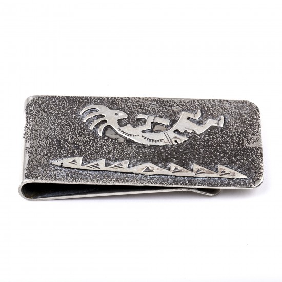 Kokopelli .925 Sterling Silver Ray Begay Certified Authentic Handmade Navajo Native American Money Clip 13194-8 All Products NB180518230029 13194-8 (by LomaSiiva) Kokopelli .925 Sterling Silver Ray Begay Certified Authentic Handmade Navajo Native American Money Clip 13194-8 All Products NB180518230029 13194-8 (by LomaSiiva)
