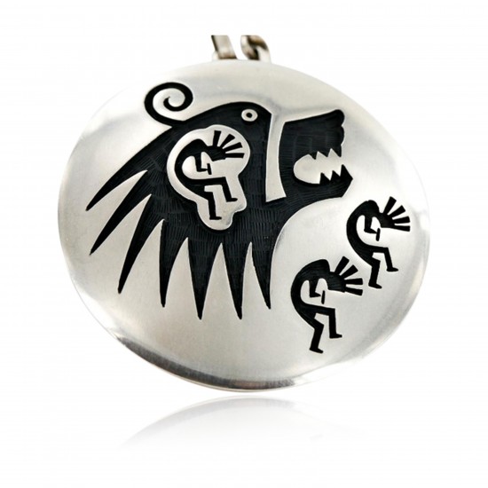 Kokopelli Bear Certified Authentic Hopi .925 Sterling Silver Signed Pin and Pendant Native American Necklace 15025 Pins 371180628050 15025 (by LomaSiiva) Kokopelli Bear Certified Authentic Hopi .925 Sterling Silver Signed Pin and Pendant Native American Necklace 15025 Pins 371180628050 15025 (by LomaSiiva)