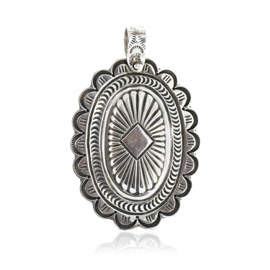 Large Collectable Handmade Certified Authentic Navajo .925 Sterling Silver Native American Pendant 15027 Pendants 371208514782 15027 (by LomaSiiva) Large Collectable Handmade Certified Authentic Navajo .925 Sterling Silver Native American Pendant 15027 Pendants 371208514782 15027 (by LomaSiiva)