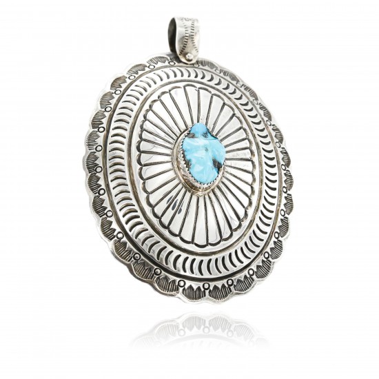 Large Collectable Handmade Certified Authentic Navajo .925 Sterling Silver Natural Turquoise Native American Bolo tie and Pendant 24112 Pendants 390996205768 24112 (by LomaSiiva) Large Collectable Handmade Certified Authentic Navajo .925 Sterling Silver Natural Turquoise Native American Bolo tie and Pendant 24112 Pendants 390996205768 24112 (by LomaSiiva)