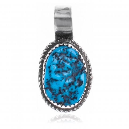 Natural Turquoise .925 Sterling Silver Certified Authentic Navajo Native American Handmade Pendant 18174-2 Pendants NB160207183203 18174-2 (by LomaSiiva) Natural Turquoise .925 Sterling Silver Certified Authentic Navajo Native American Handmade Pendant 18174-2 Pendants NB160207183203 18174-2 (by LomaSiiva)
