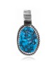 Natural Turquoise .925 Sterling Silver Certified Authentic Navajo Native American Handmade Pendant 18174-2 Pendants NB160207183203 18174-2 (by LomaSiiva) Natural Turquoise .925 Sterling Silver Certified Authentic Navajo Native American Handmade Pendant 18174-2 Pendants NB160207183203 18174-2 (by LomaSiiva)