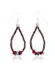 Natural Turquoise and Coral .925 Sterling Silver Hooks Certified Authentic Navajo Native American Hoop Dangle Earrings 18337 All Products NB18337 18337 (by LomaSiiva) Natural Turquoise and Coral .925 Sterling Silver Hooks Certified Authentic Navajo Native American Hoop Dangle Earrings 18337 All Products NB18337 18337 (by LomaSiiva)