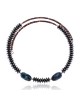 Natural Turquoise and Hematite Certified Authentic Navajo Native American Adjustable Choker Wrap Necklace and Chain 25560 All Products NB180926223231 25560 (by LomaSiiva) Natural Turquoise and Hematite Certified Authentic Navajo Native American Adjustable Choker Wrap Necklace and Chain 25560 All Products NB180926223231 25560 (by LomaSiiva)