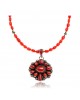 Natural Turquoise Coral Red Jasper .925 Sterling Silver Certified Authentic Navajo Native American Necklace 24520-17029 All Products NB1809262232259 24520-17029 (by LomaSiiva) Natural Turquoise Coral Red Jasper .925 Sterling Silver Certified Authentic Navajo Native American Necklace 24520-17029 All Products NB1809262232259 24520-17029 (by LomaSiiva)
