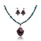 Natural Turquoise Purple Spiny Oyster .925 Sterling Silver Certified Authentic Navajo Native American Handmade Pendant Earnings Set 24519-15222-18198-10 Sets NB1809262232260 24519-15222-18198-10 (by LomaSiiva) Natural Turquoise Purple Spiny Oyster .925 Sterling Silver Certified Authentic Navajo Native American Handmade Pendant Earnings Set 24519-15222-18198-10 Sets NB1809262232260 24519-15222-18198-10 (by LomaSiiva)
