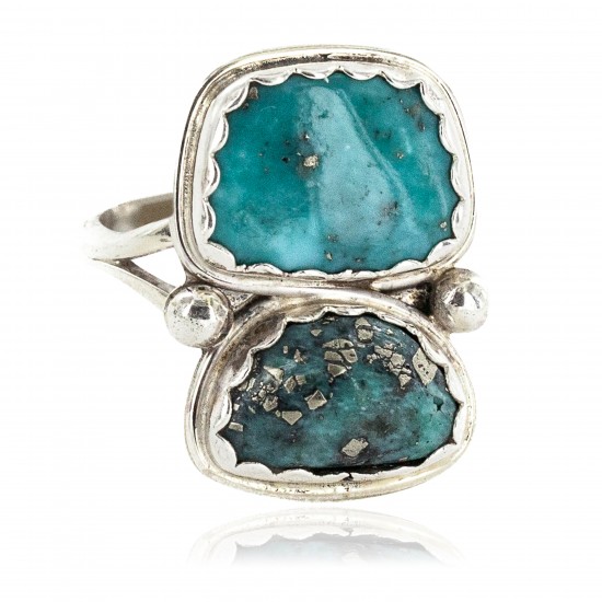 Navajo .925 Sterling Silver Certified Authentic Handmade Natural Turquoise Native American Ring 18187-5 All Products NB160212212953 18187-5 (by LomaSiiva) Navajo .925 Sterling Silver Certified Authentic Handmade Natural Turquoise Native American Ring 18187-5 All Products NB160212212953 18187-5 (by LomaSiiva)