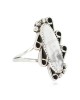 Navajo .925 Sterling Silver Certified Authentic Handmade White Howlite Native American Ring Size 8 1/2 13114-7 All Products NB160306011219 13114-7 (by LomaSiiva) Navajo .925 Sterling Silver Certified Authentic Handmade White Howlite Native American Ring Size 8 1/2 13114-7 All Products NB160306011219 13114-7 (by LomaSiiva)