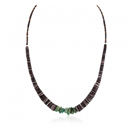 Navajo .925 Sterling Silver Certified Authentic Natural Turquoise Graduated Heishi Native American Necklace 18240-1 Clearance NB160406224833 18240-1 (by LomaSiiva) Navajo .925 Sterling Silver Certified Authentic Natural Turquoise Graduated Heishi Native American Necklace 18240-1 Clearance NB160406224833 18240-1 (by LomaSiiva)
