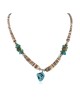 Navajo .925 Sterling Silver Certified Authentic Turquoise Graduated Heishi Native American Necklace 18195 All Products NB160301210901 18195 (by LomaSiiva) Navajo .925 Sterling Silver Certified Authentic Turquoise Graduated Heishi Native American Necklace 18195 All Products NB160301210901 18195 (by LomaSiiva)