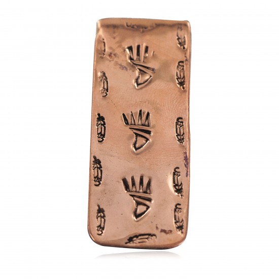 Navajo Certified Authentic Handmade Feather Bear Paw Pure Copper Native American Nickel Money Clip 11267-4 All Products NB160313231635 11267-4 (by LomaSiiva) Navajo Certified Authentic Handmade Feather Bear Paw Pure Copper Native American Nickel Money Clip 11267-4 All Products NB160313231635 11267-4 (by LomaSiiva)
