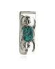 Navajo Handmade Certified Authentic .925 Sterling Silver Natural Spiderweb Turquoise Native American Nickel Money Clip 11270 All Products NB160423005415 11270 (by LomaSiiva) Navajo Handmade Certified Authentic .925 Sterling Silver Natural Spiderweb Turquoise Native American Nickel Money Clip 11270 All Products NB160423005415 11270 (by LomaSiiva)