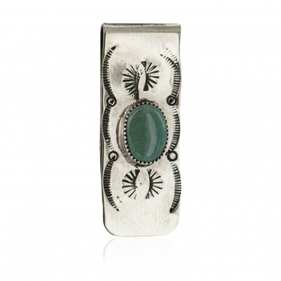 Navajo Handmade Certified Authentic .925 Sterling Silver Natural Turquoise Native American Nickel Money Clip 11269 All Products NB160423004949 11269 (by LomaSiiva) Navajo Handmade Certified Authentic .925 Sterling Silver Natural Turquoise Native American Nickel Money Clip 11269 All Products NB160423004949 11269 (by LomaSiiva)