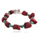 Navajo Nickel Certified Authentic Natural Turquoise Coral Hematite Native American Bracelet 13176-3 All Products NB160514215911 13176-3 (by LomaSiiva) Navajo Nickel Certified Authentic Natural Turquoise Coral Hematite Native American Bracelet 13176-3 All Products NB160514215911 13176-3 (by LomaSiiva)