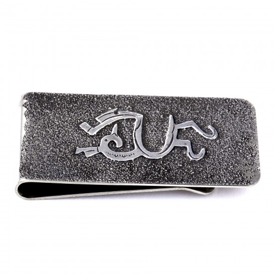 Peacock .925 Sterling Silver Ray Begay Certified Authentic Handmade Navajo Native American Money Clip 12194-22 All Products NB180527023016 12194-22 (by LomaSiiva) Peacock .925 Sterling Silver Ray Begay Certified Authentic Handmade Navajo Native American Money Clip 12194-22 All Products NB180527023016 12194-22 (by LomaSiiva)