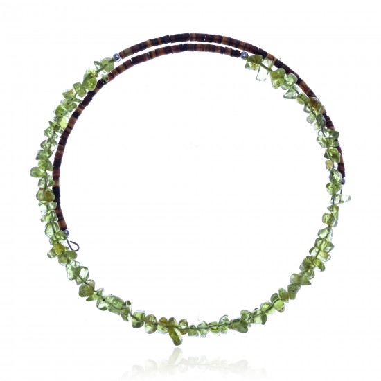 Peridot Certified Authentic Navajo Native American Adjustable Choker Wrap Necklace 25577 All Products NB180926223242 25577 (by LomaSiiva) Peridot Certified Authentic Navajo Native American Adjustable Choker Wrap Necklace 25577 All Products NB180926223242 25577 (by LomaSiiva)