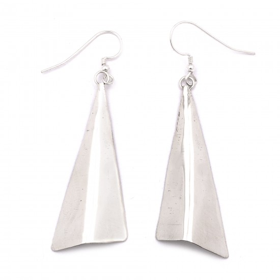 Plain Simple .925 Starling Silver Certified Authentic Handmade Navajo Native American Earrings 27265-6 All Products NB180607034129 27265-6 (by LomaSiiva) Plain Simple .925 Starling Silver Certified Authentic Handmade Navajo Native American Earrings 27265-6 All Products NB180607034129 27265-6 (by LomaSiiva)