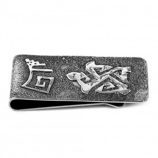 Turtle .925 Sterling Silver Ray Begay Certified Authentic Handmade Navajo Native American Money Clip 13194-17 All Products NB180527023347 13194-17 (by LomaSiiva) Turtle .925 Sterling Silver Ray Begay Certified Authentic Handmade Navajo Native American Money Clip 13194-17 All Products NB180527023347 13194-17 (by LomaSiiva)